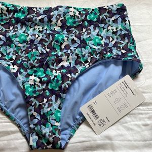 Athleta Swim high waist bikini bottom, small, NWT